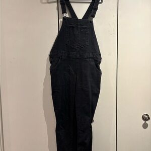 Old Navy Black Denim Jumpsuit